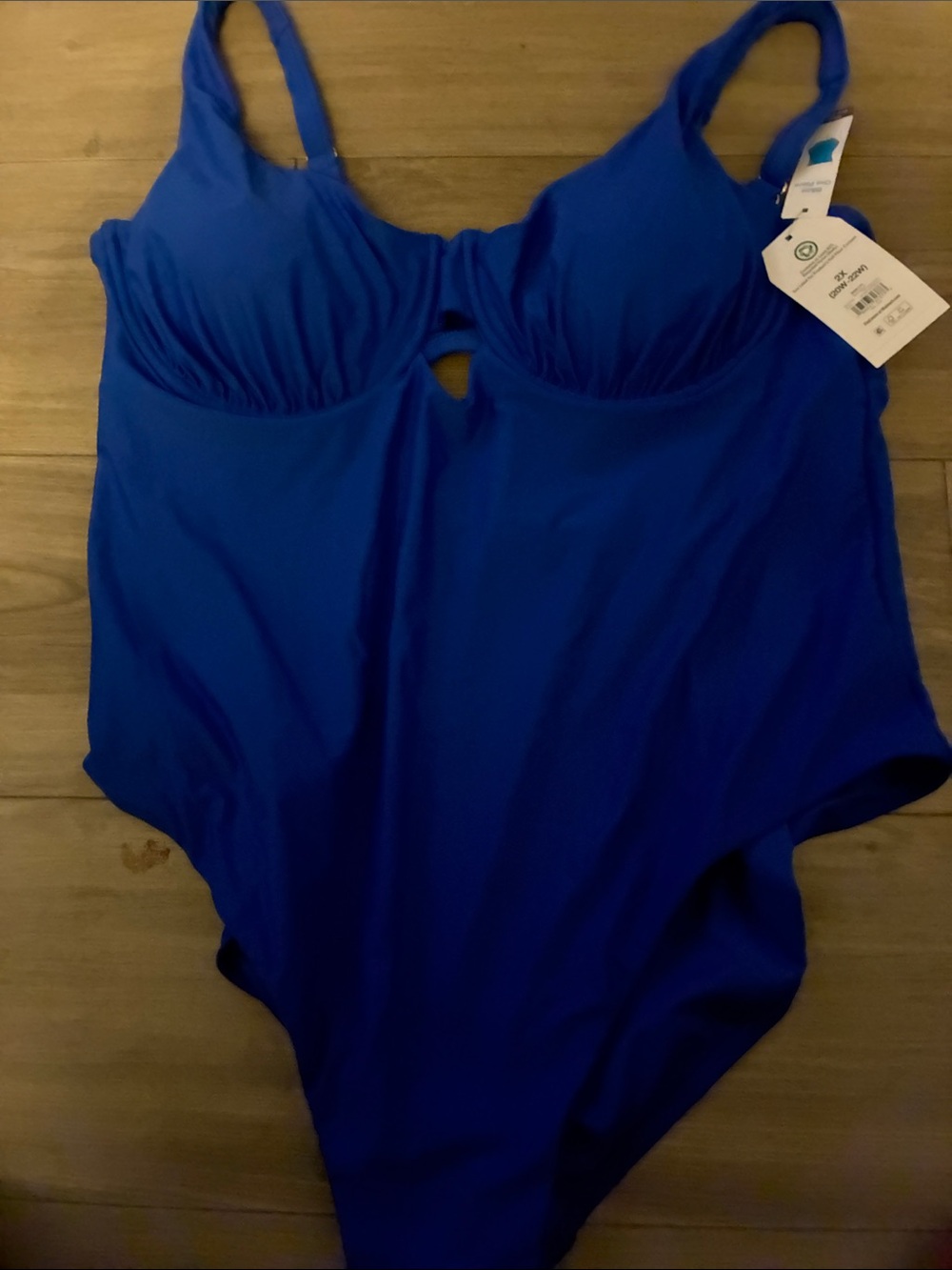 Blue One-Piece Swimsuit